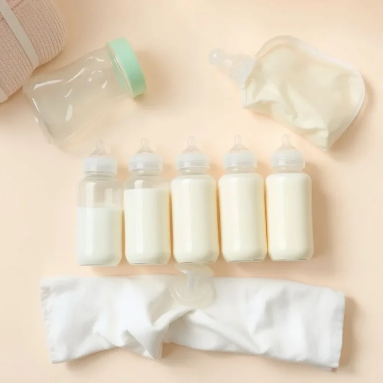Quelle quantité de lait maternel donner au biberon selon l&rsquo;âge de bébé ?