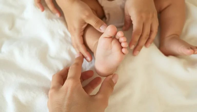 Massage des pieds de bébé : bienfaits et techniques pas à pas pour l&rsquo;apaiser