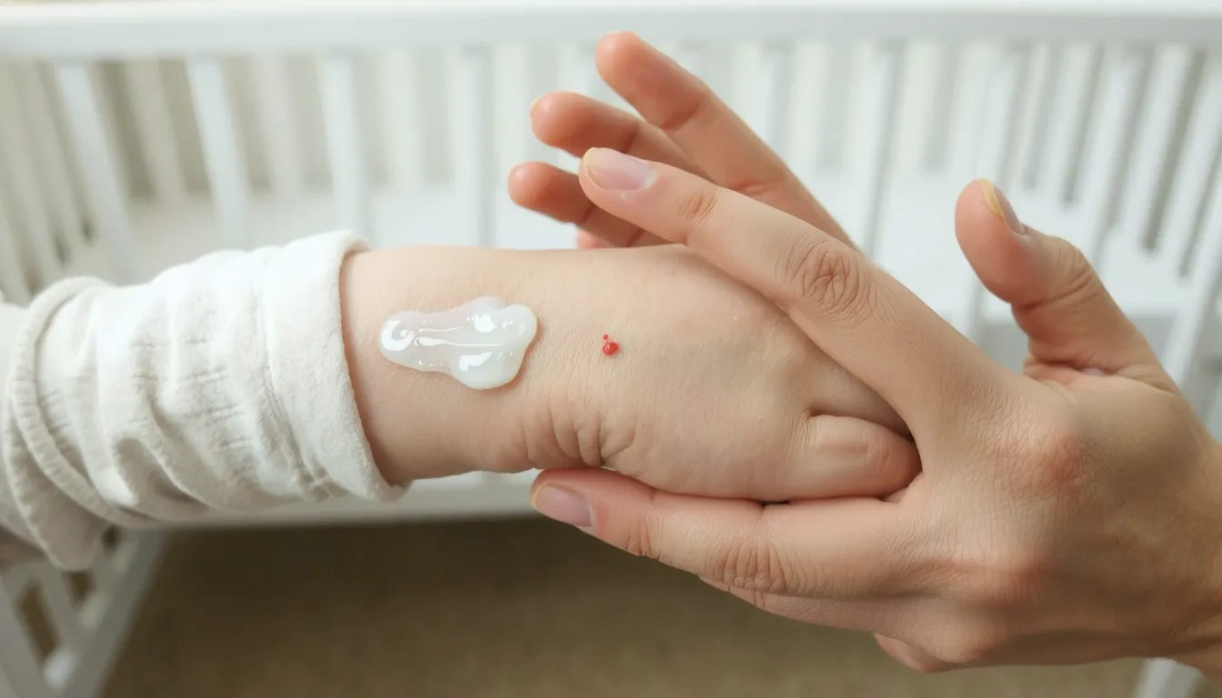 piqure de moustique bebe