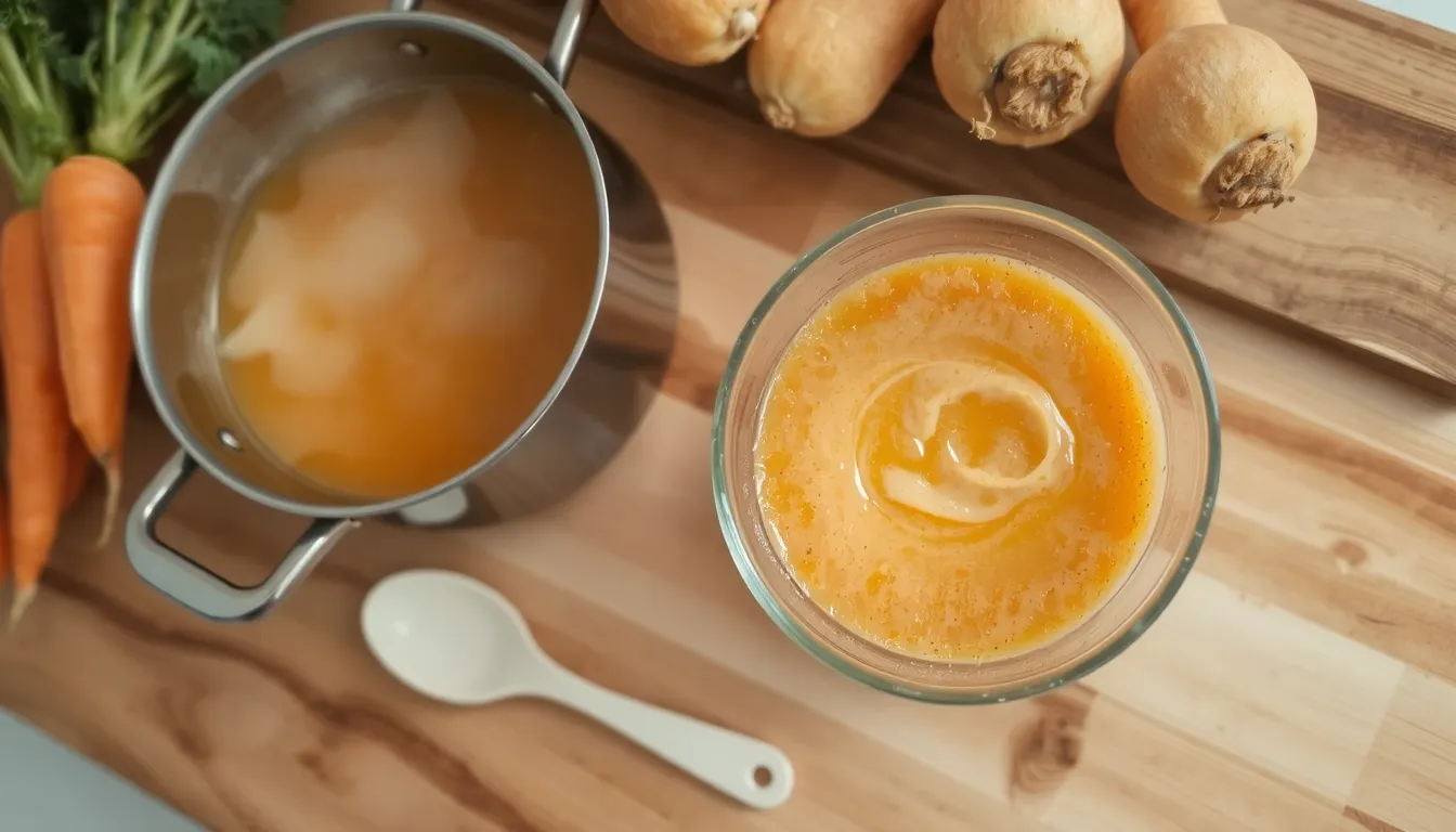 soupe bebe 4 mois