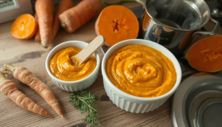Purée carotte patate douce : la recette maison lisse et onctueuse réussie du premier coup